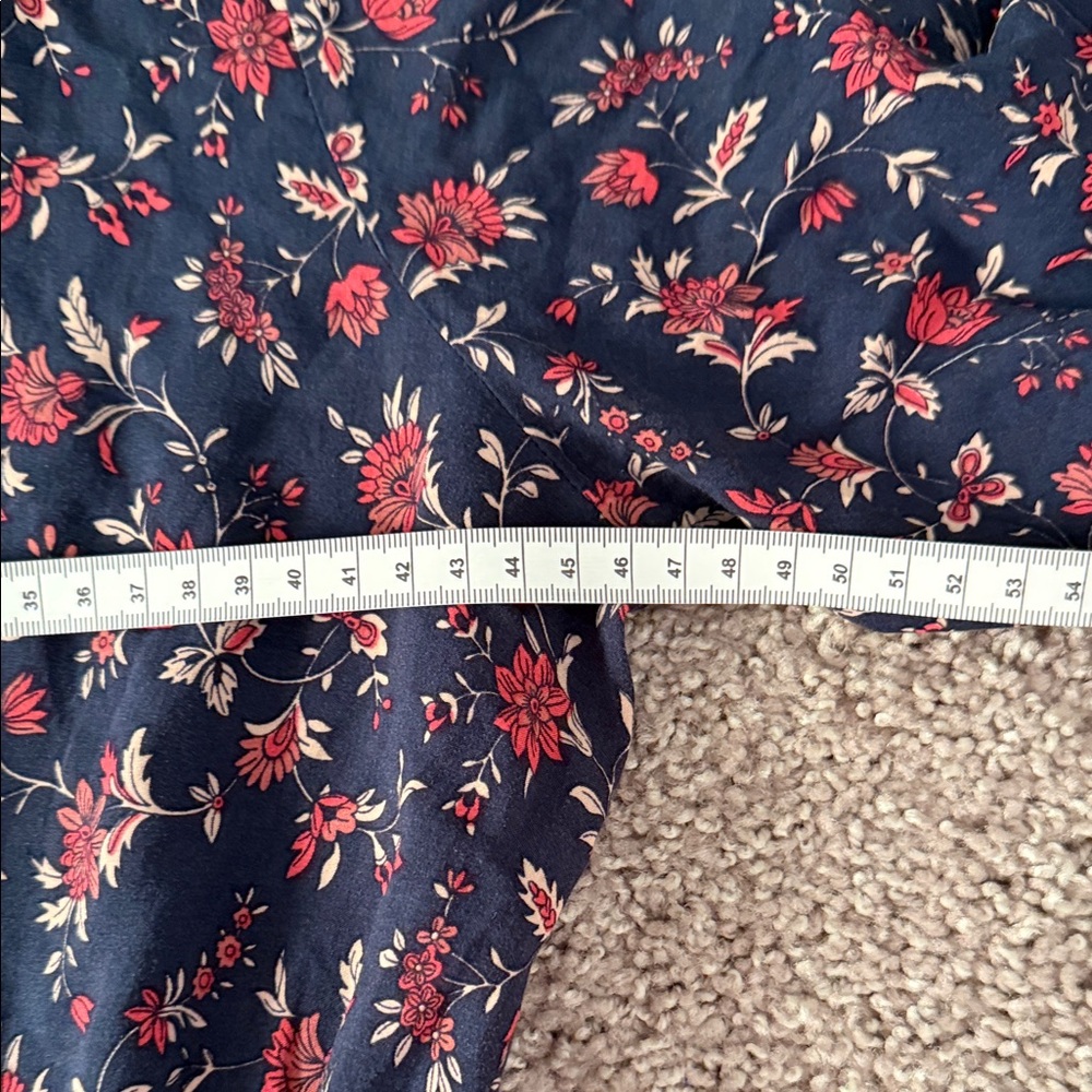 Floral Navy and Pink Maxi Dress - Picture 11 of 11